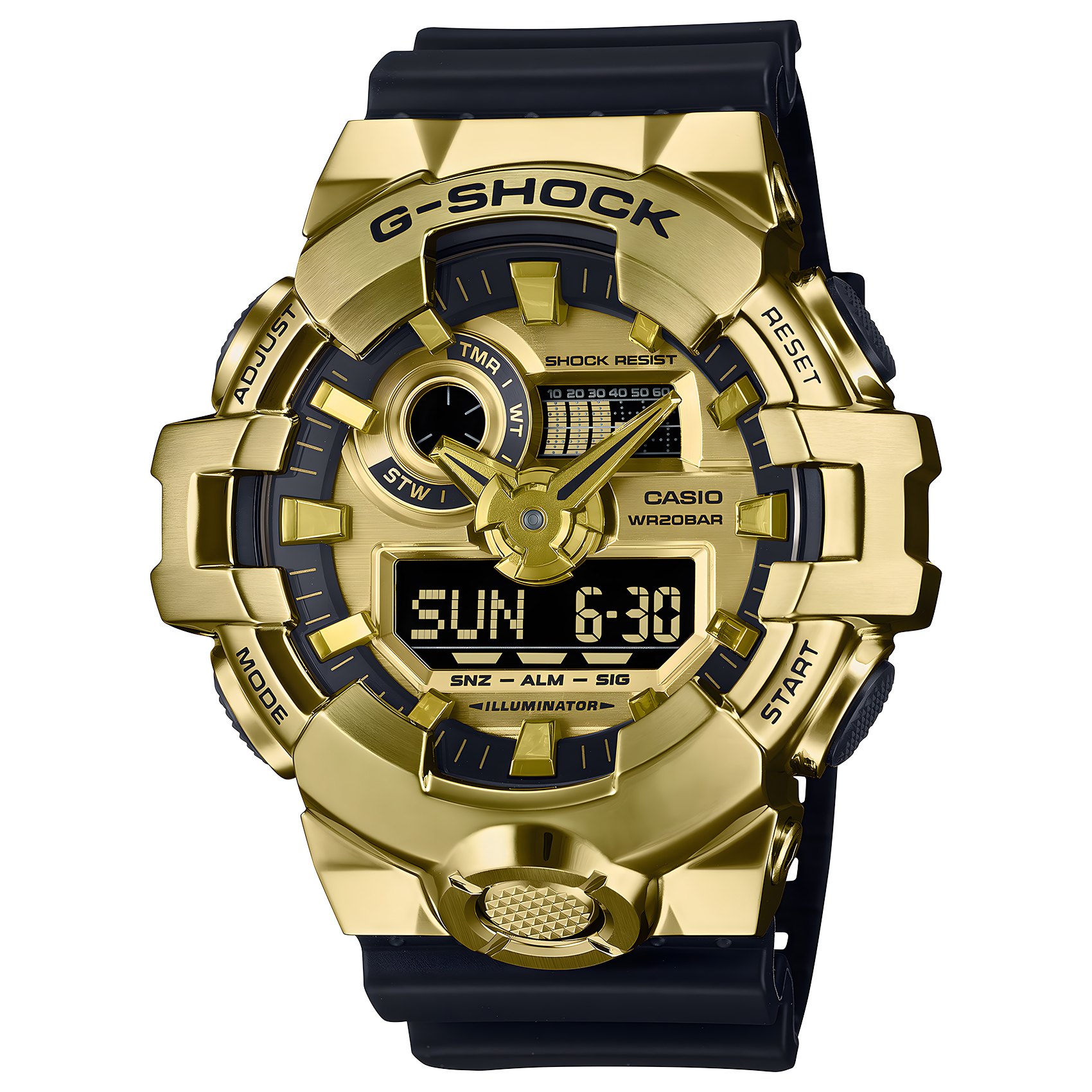 G-Shock Casio G-Shock G-Steel - Jam Tangan Analog Digital Pria - Black Resin Strap - GM-700G-9ADR