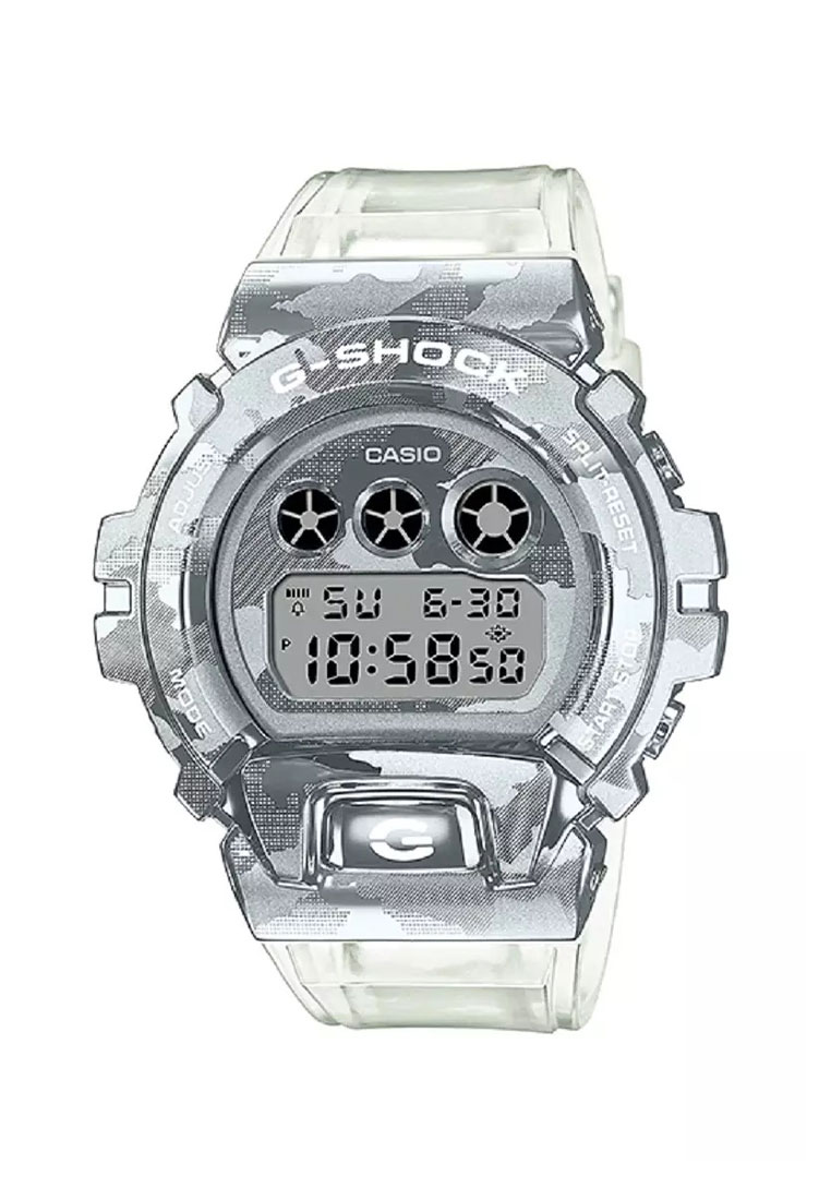 G-Shock Casio G-SHOCK Jam Tangan Pria - White Transparent Silver - Resin - GM-6900SCM-1DR