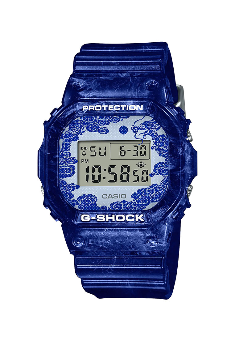 G-Shock Casio G-SHOCK Jam Tangan Pria - Blue - Resin - DW-5600BWP-2DR