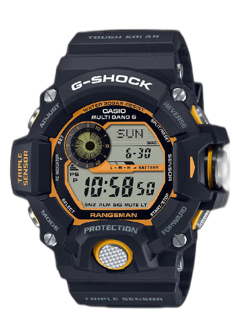 G-SHOCK Men  GW-9400Y-1 Rubber