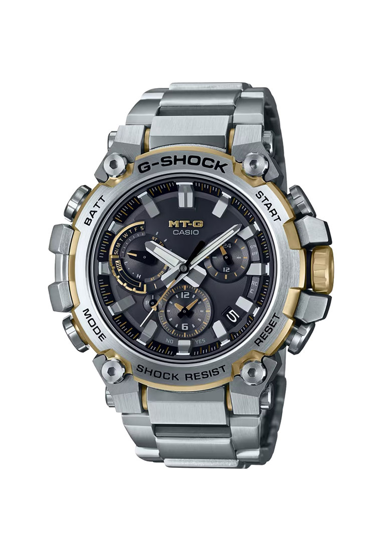 G-SHOCK Casio G-SHOCK Jam Tangan Pria - Silver Gold Black - Stainless Steel - MTG-B3000D-1A9DR