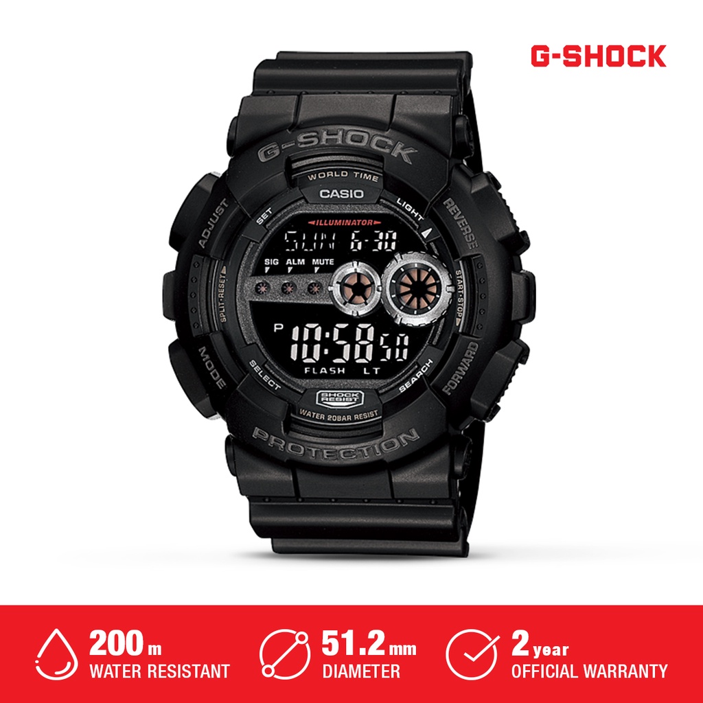 G-Shock Casio G-Shock Water resistant Original Jam Tangan Pria GD-100-1BDR Waterproof