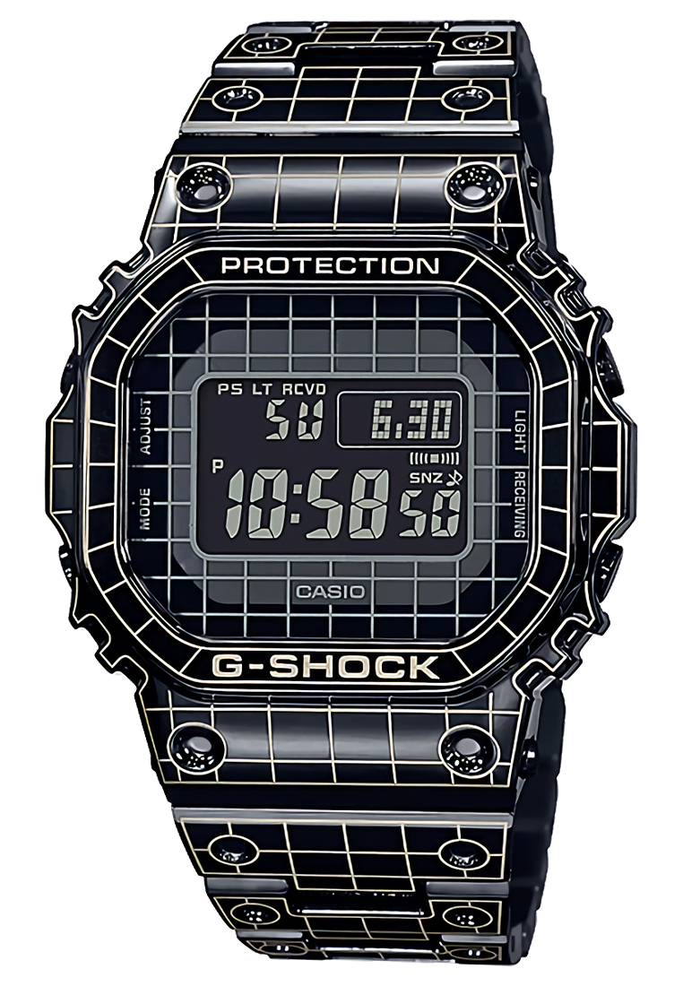 G-Shock - Jam Tangan Pria - Black - Stainless Steel Bracelet - GMW-B5000CS-1DR