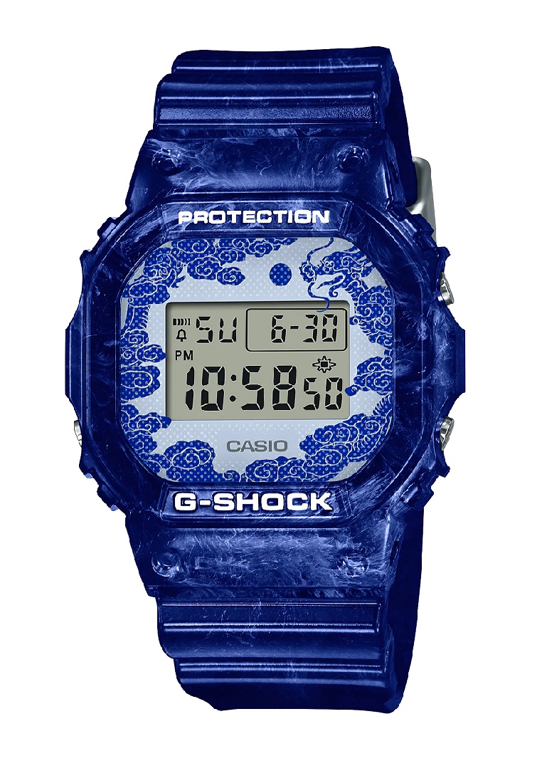 G-SHOCK Men DW-5600BWP-2 Resin blue