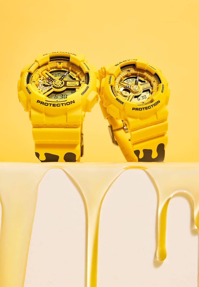 G-SHOCK Couple SLV-22A-9A Resin yellow