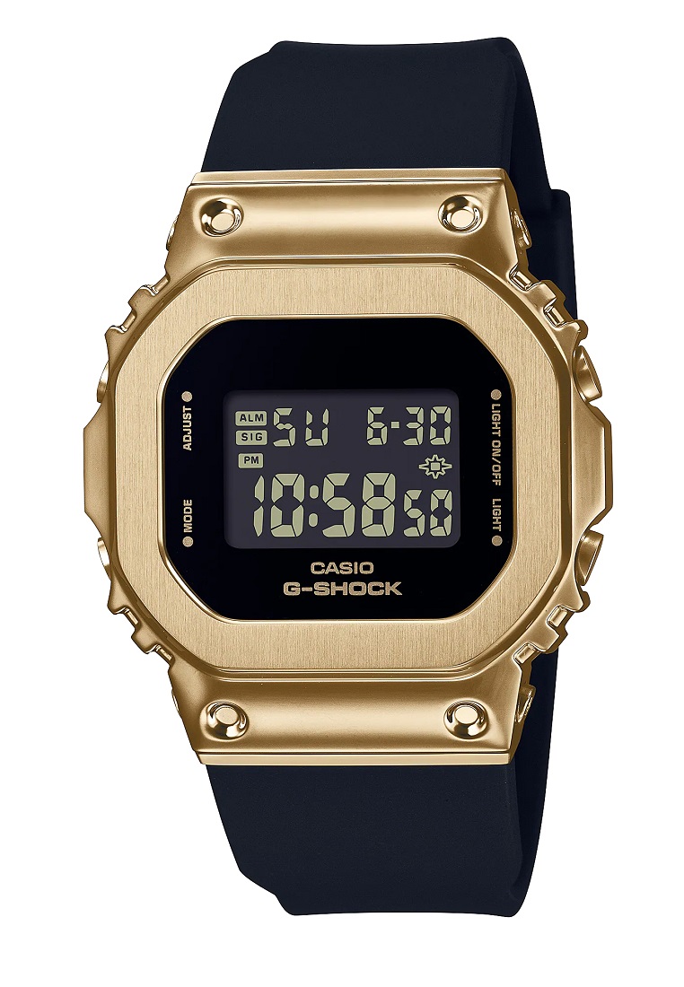 G-SHOCK Women GM-S5600GB-1 Resin black gold