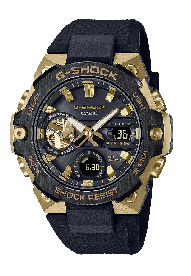 G-SHOCK men GST-B400GB-1A9 black resin