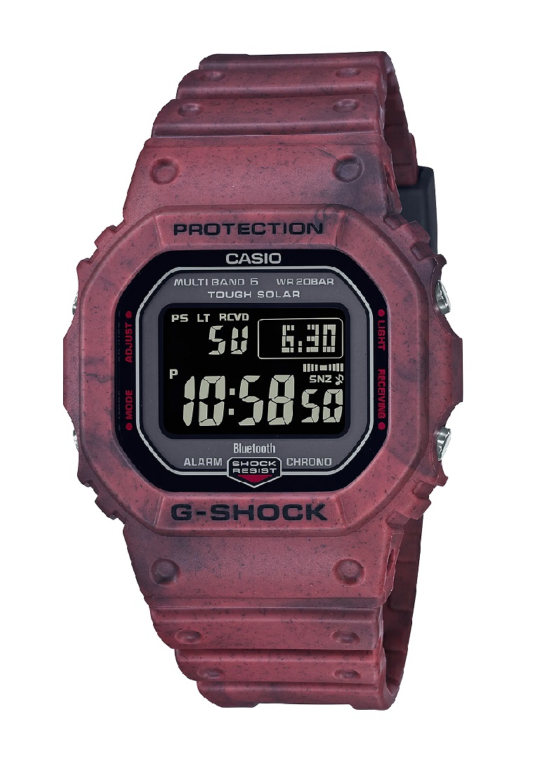 G-SHOCK Men GW-B5600SL-4 Rubber red