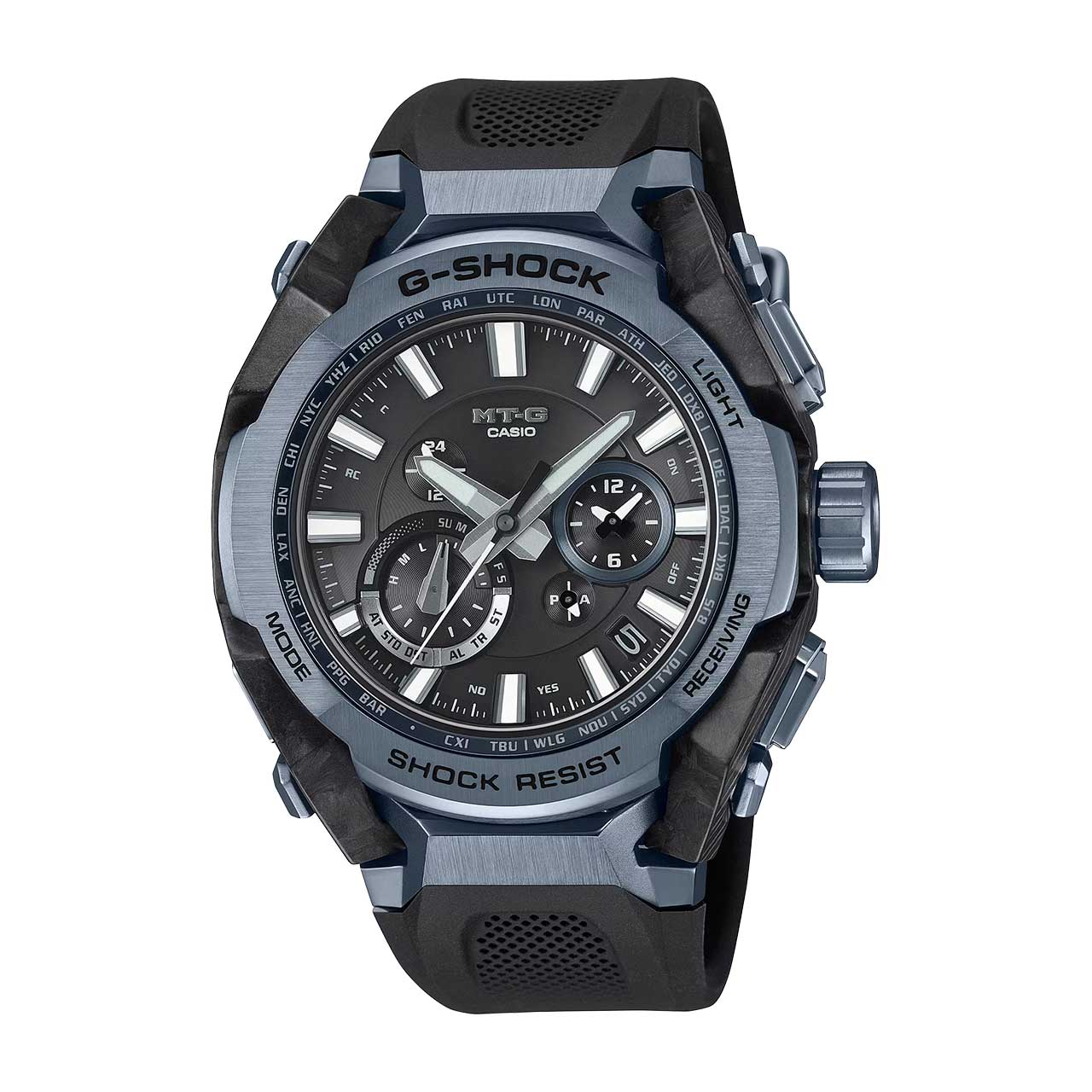 G-Shock Casio G-Shock Jam Tangan Pria - Black Grey - Resin - MTG-B4000B-1A2DR