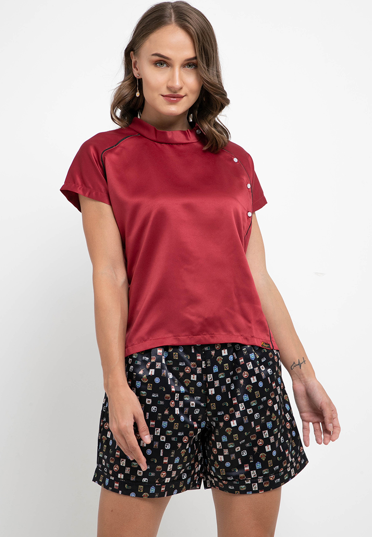 Gaff Set Amanda Blouse dan Shorts