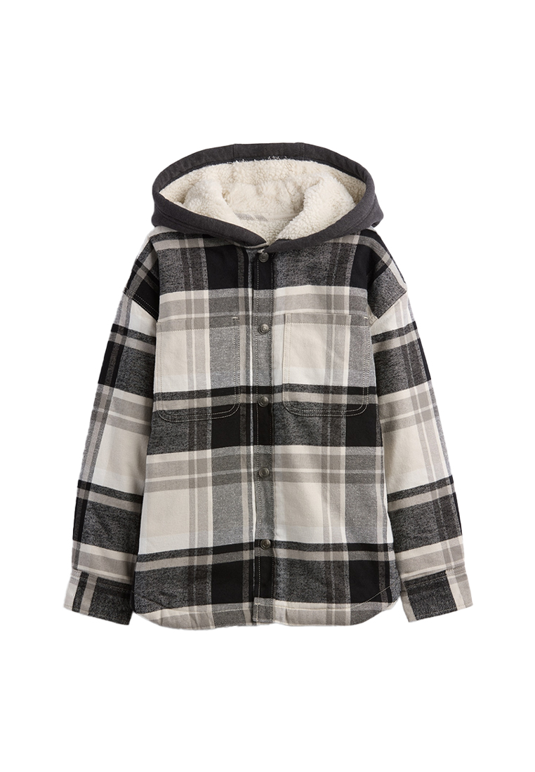 GAP Sherpa Lined Flannel Shacket
