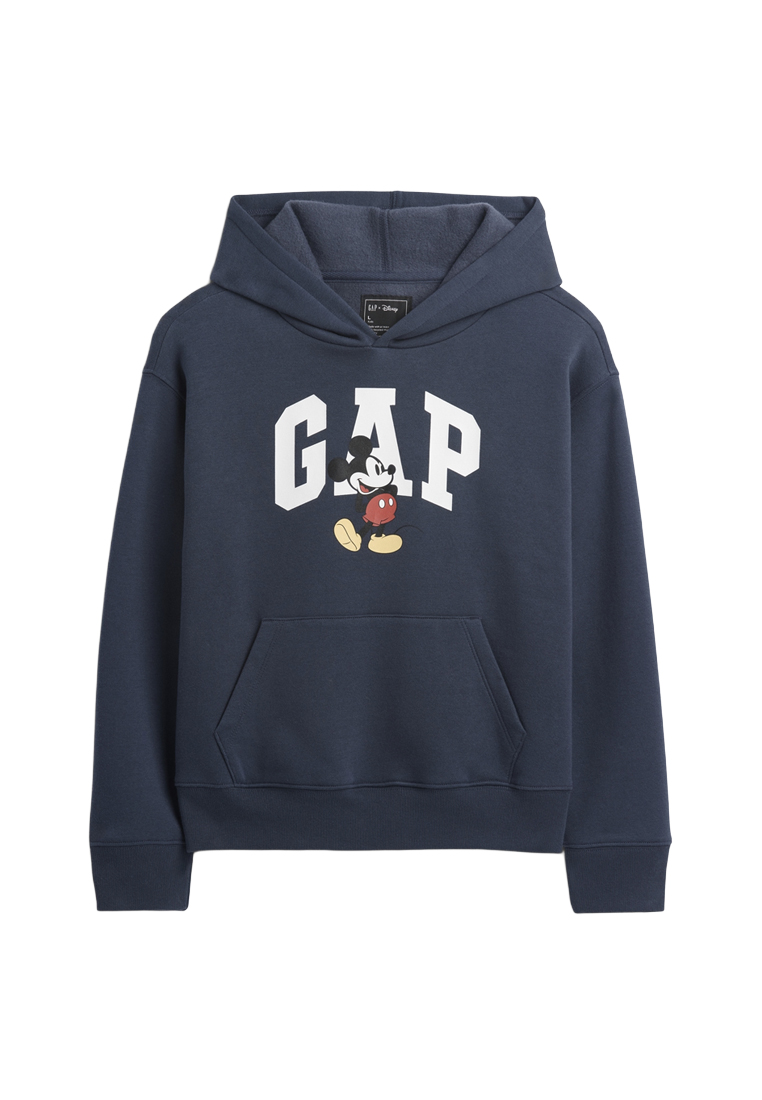 GAP Disney x GAP Kids Mickey Mouse Relaxed Fit Logo Hoodie