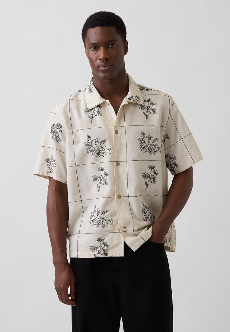 GAP Short Sleeve Linen Shirt