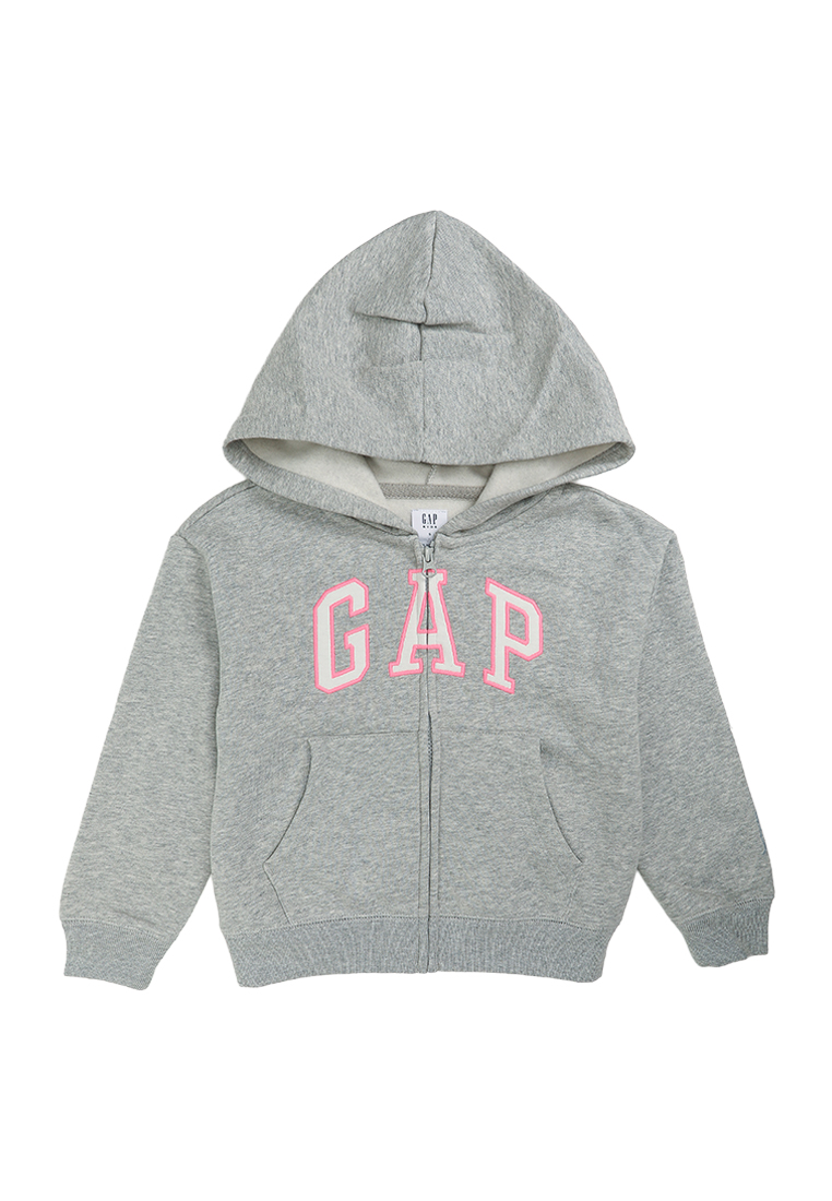 Gap Kids Relaxed Logo Zip Hoodie