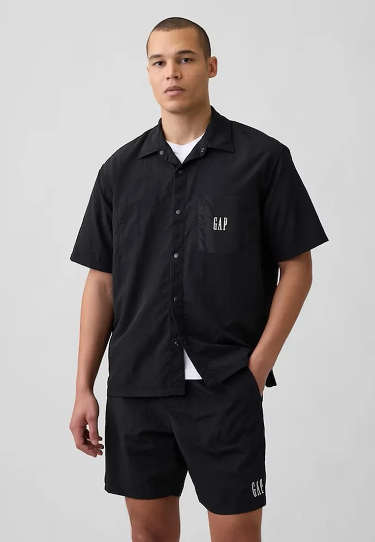 GAP 100% Nylon Boxy Shirt