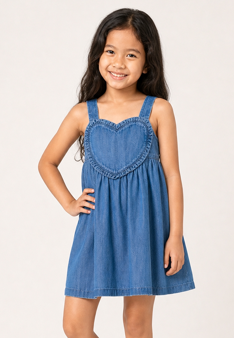 Gap Denim Heart Tank Dress