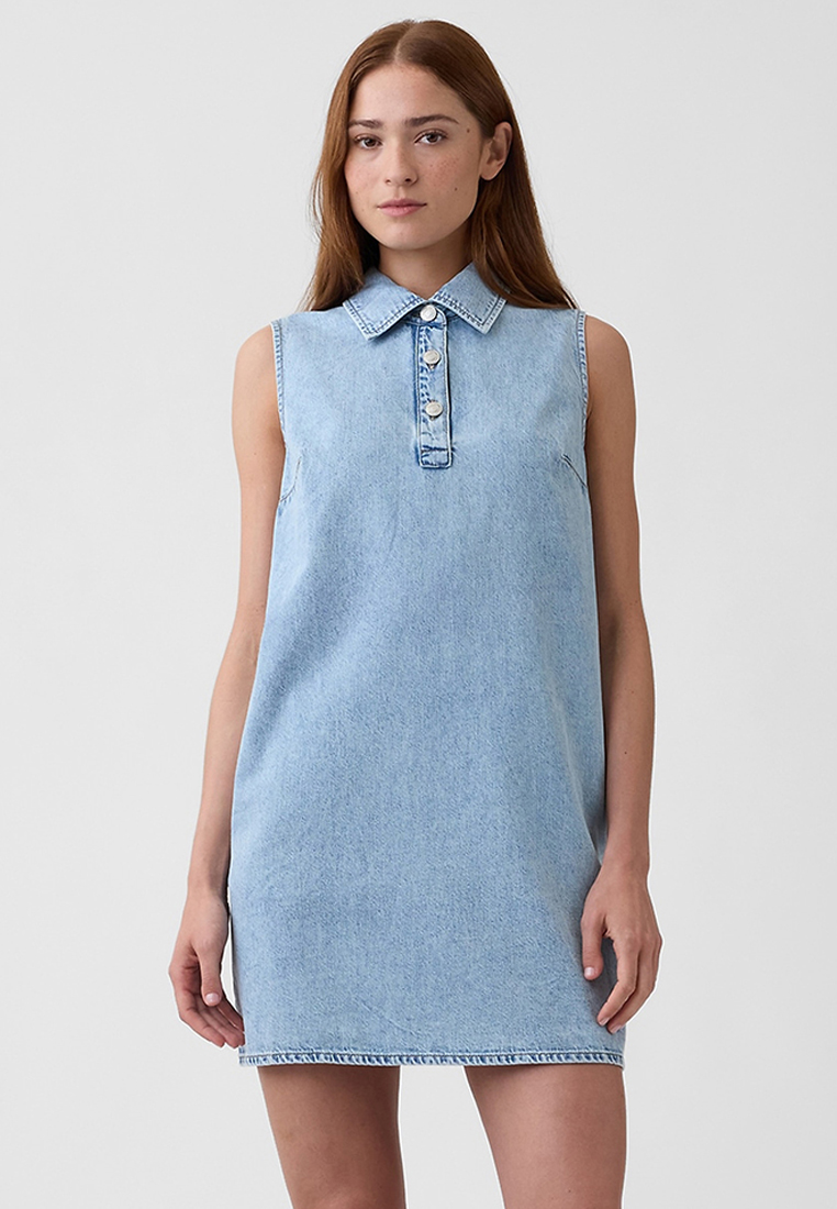 GAP Collared Denim Dress