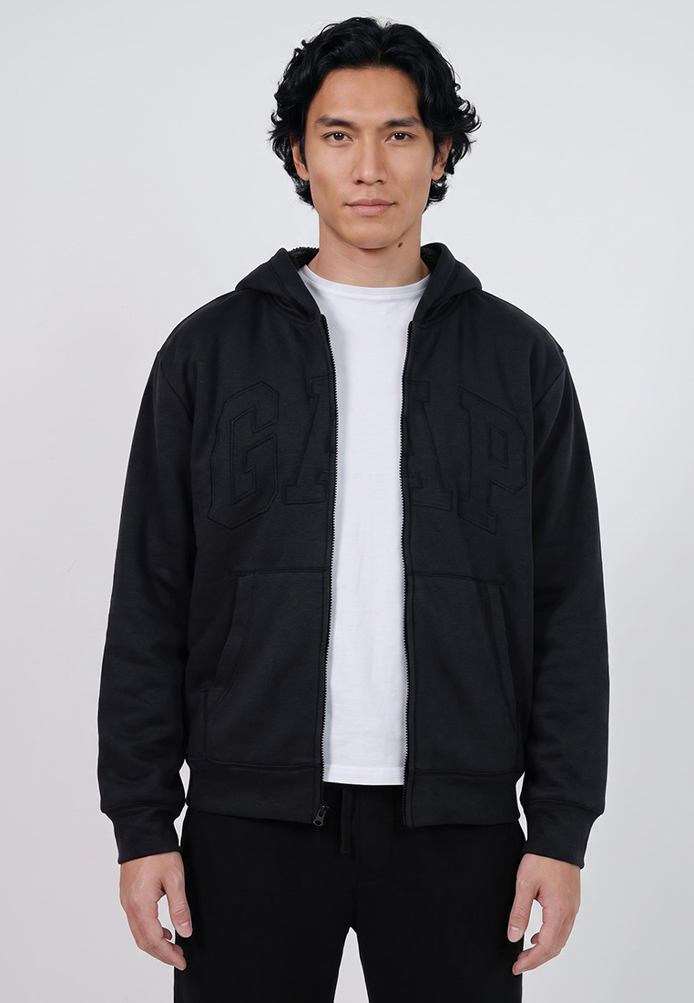 Gap Arch Sherpa Zip Hoodie