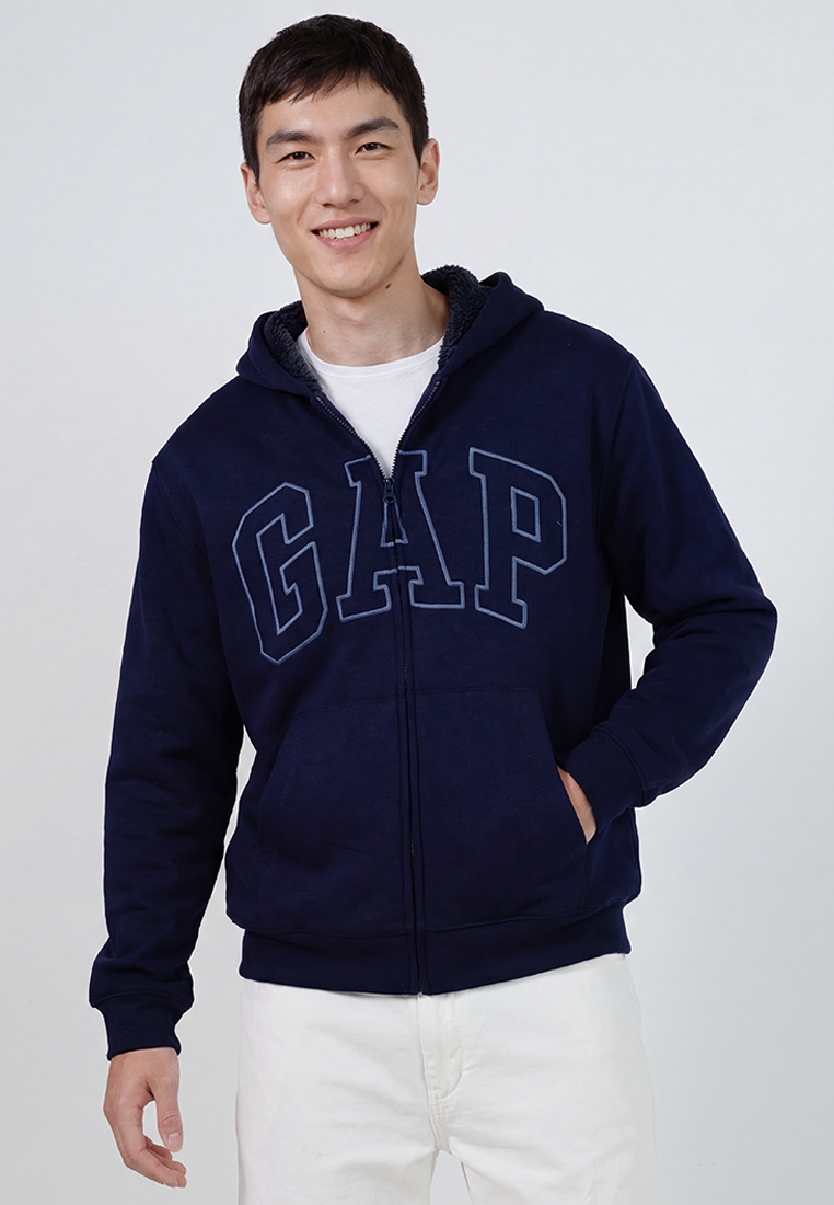 Gap Arch Sherpa Zip Hoodie