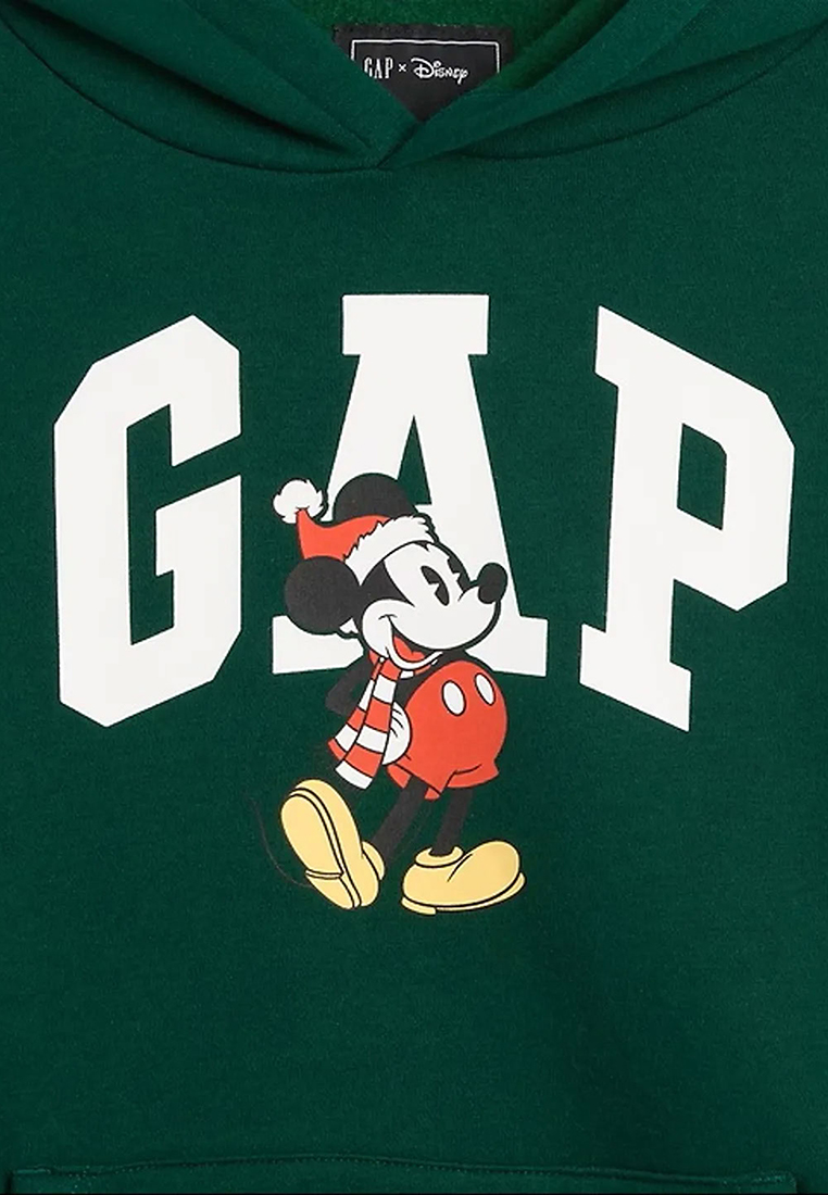 GAP Disney x GAP Kids Mickey Mouse Relaxed Fit Logo Hoodie