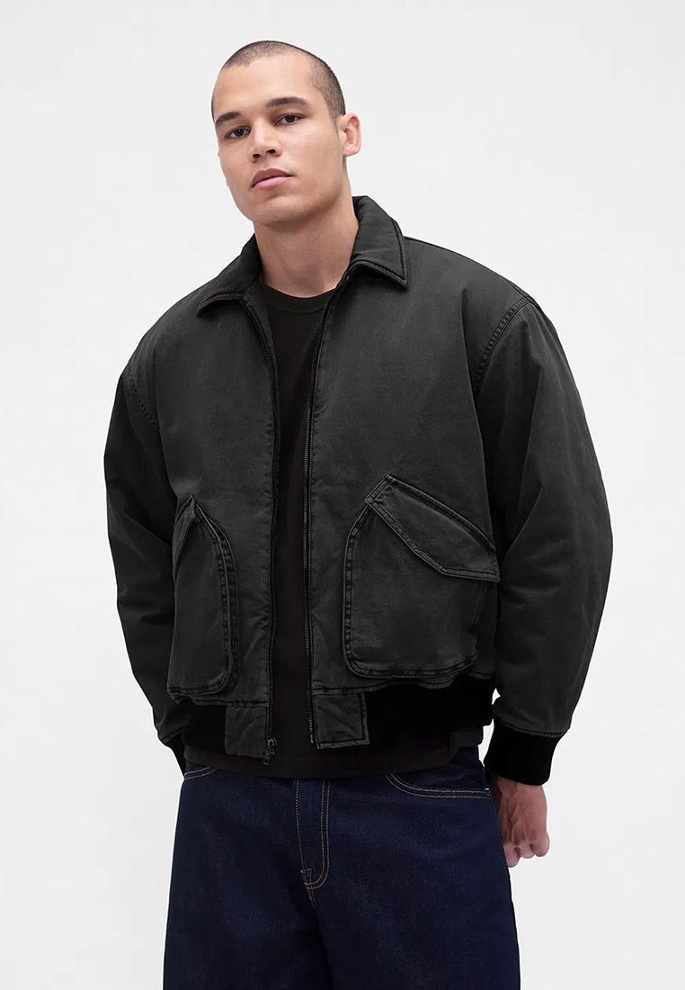 GAP Washed Canvas Bomber