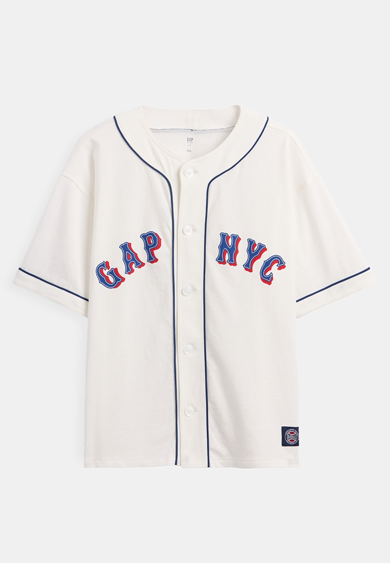 Gap NYC Logo Baseball Jersey Shirt