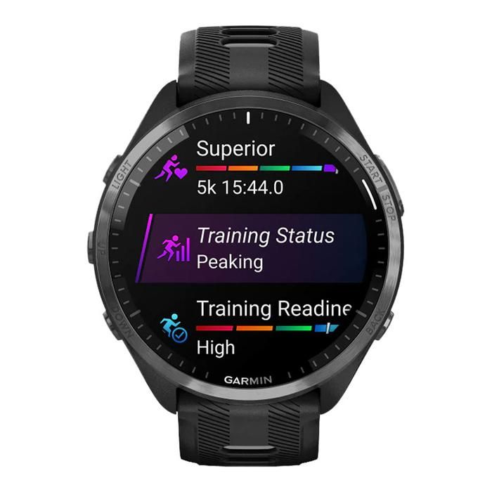 Garmin Forerunner 965 Karet Hitam