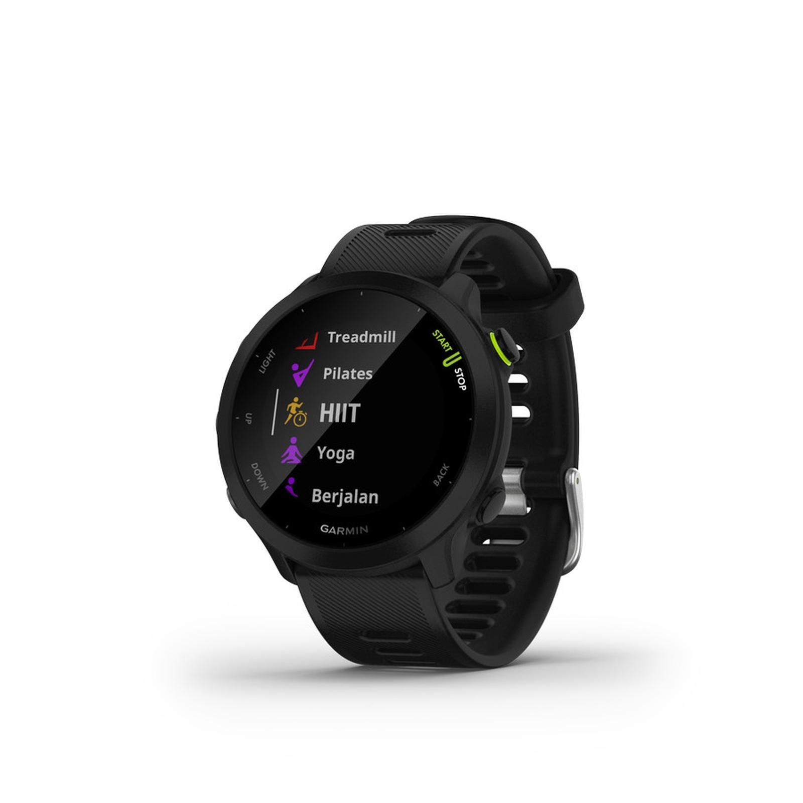 Garmin Forerunner 55 karet Hitam