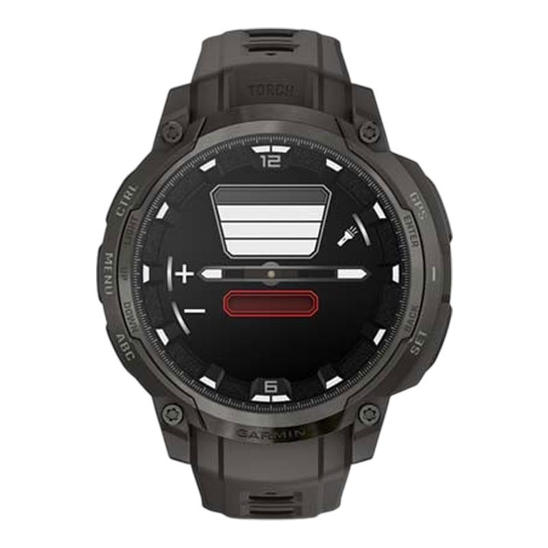 Garmin Jam Tangan Pria Garmin Instinct Crossover 010-03398-40 Smartwatch Rugged Hybrid GPS AMOLED Ch