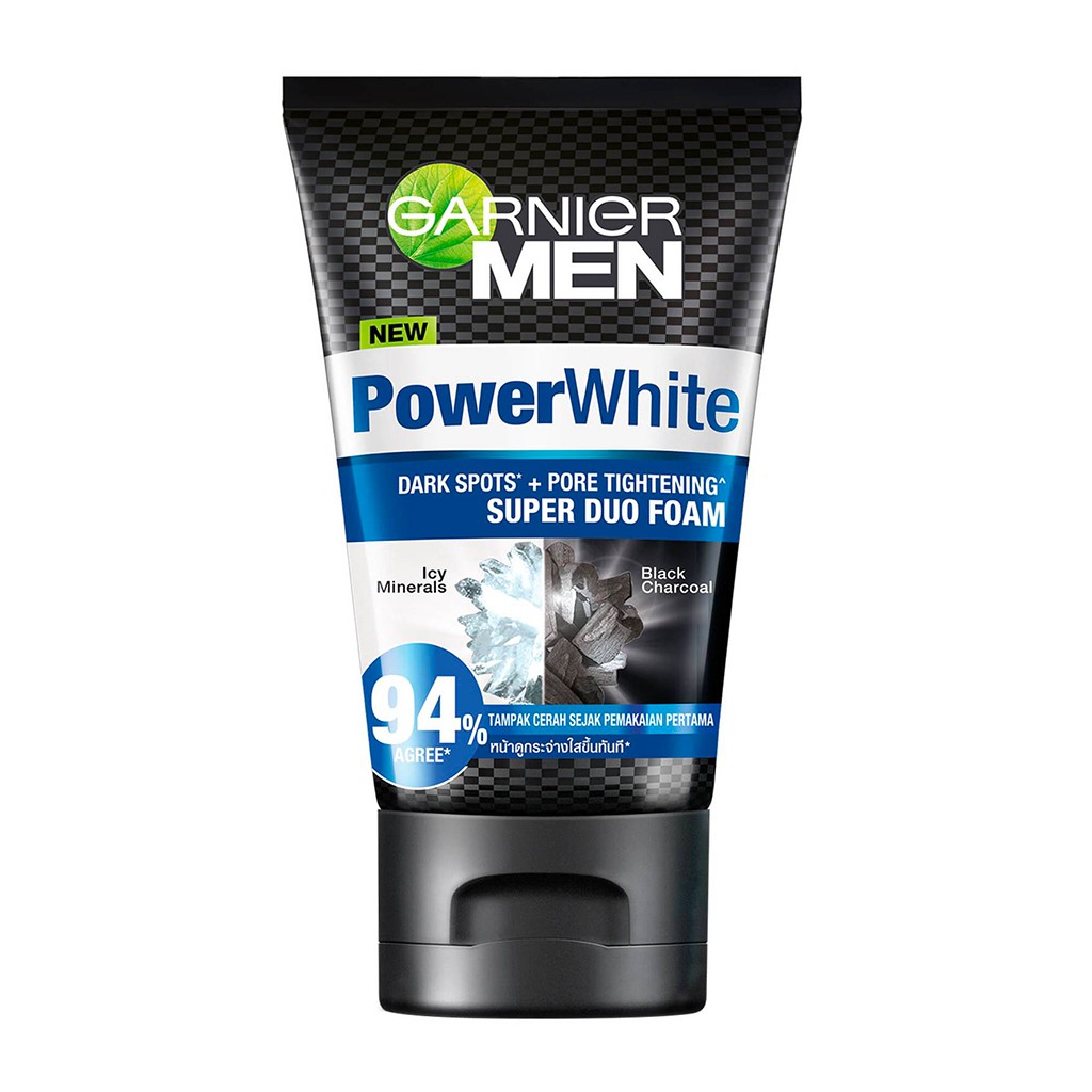 Garnier Men Turbo Light Double White 100ml (320154)