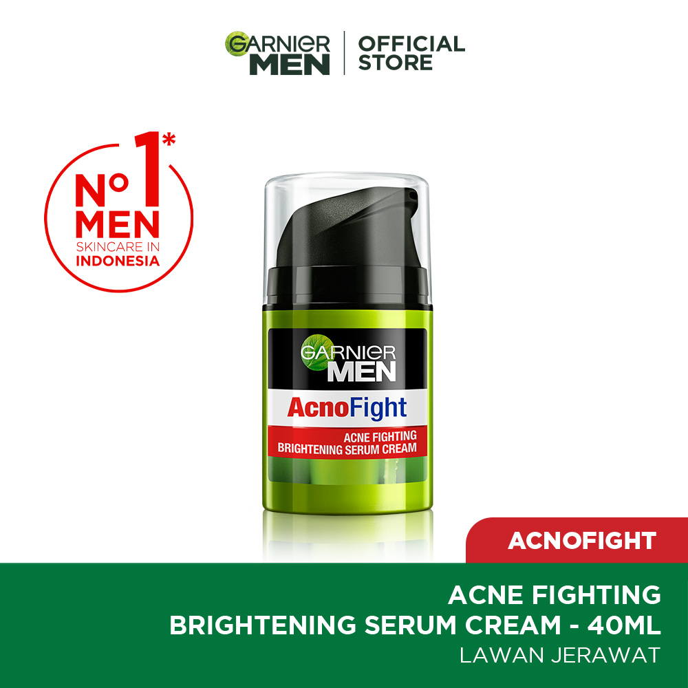 Garnier Men Acno Fight Acne Fighting Brightening Serum Cream 40ml