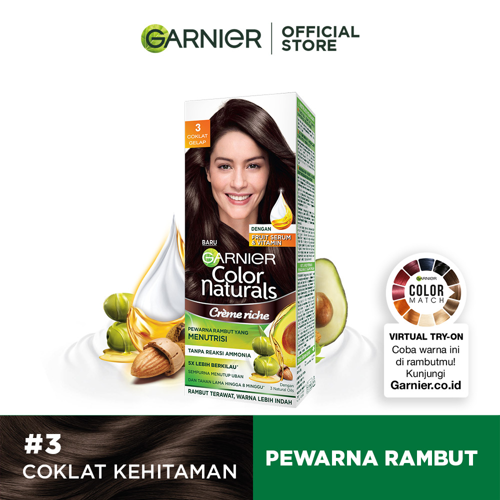 Garnier Color Naturals Hair Color - Darkest Brown