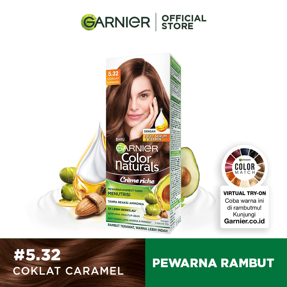 Garnier Color Naturals Hair Color - Coklat Karamel