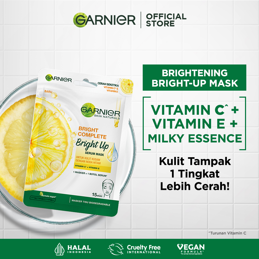 Garnier Serum Mask Bright Complete Bright Up (Masker Wajah)