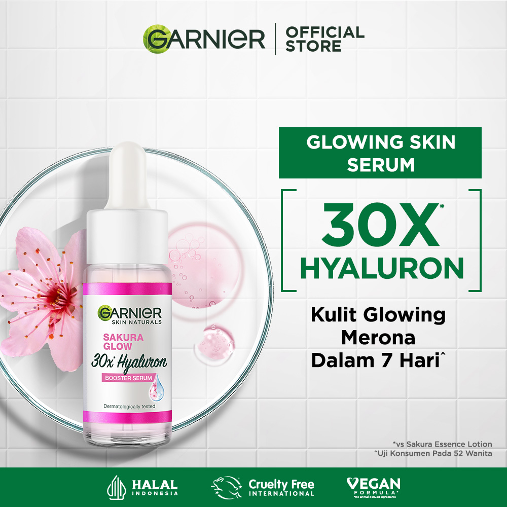 Garnier Sakura Glow 30x Hyaluron Booster Serum 15 ml