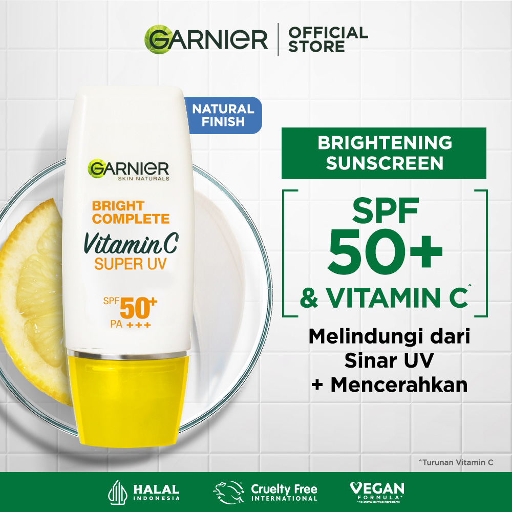 Garnier Bright Complete Super UV Watery Sunscreen 30 ml-Nat Finish