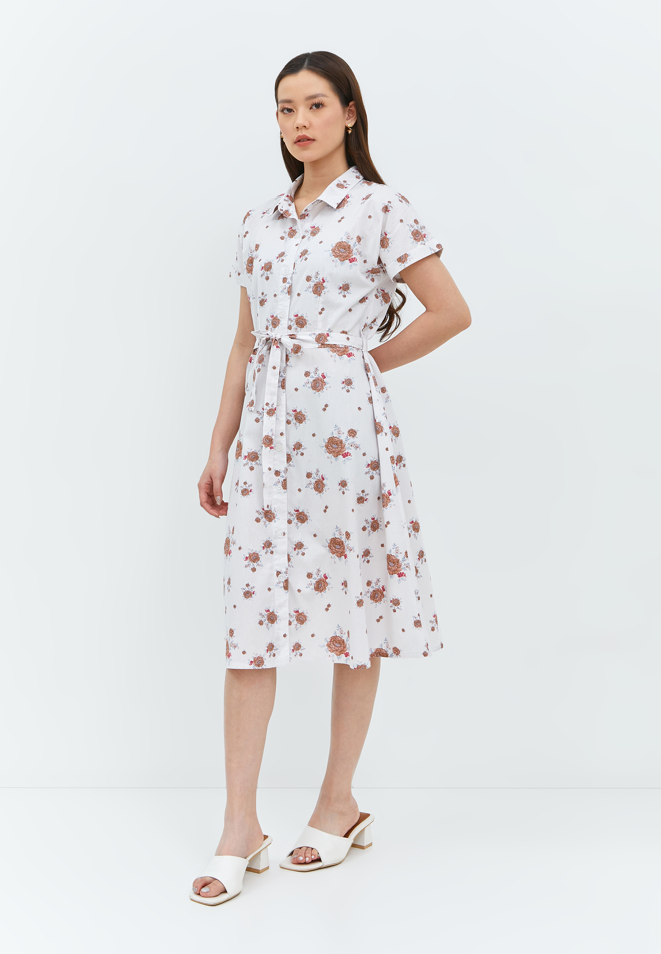Geela Martha White Dress (G.43104)