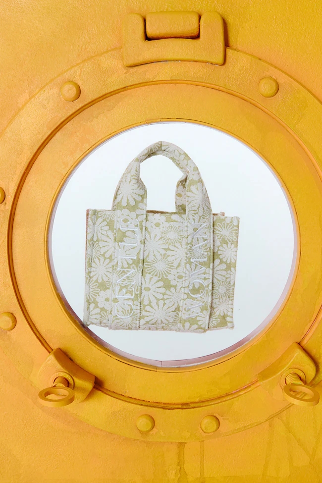 GENTLEWOMAN Pure Flower in Forest Micro Box Tote Bag