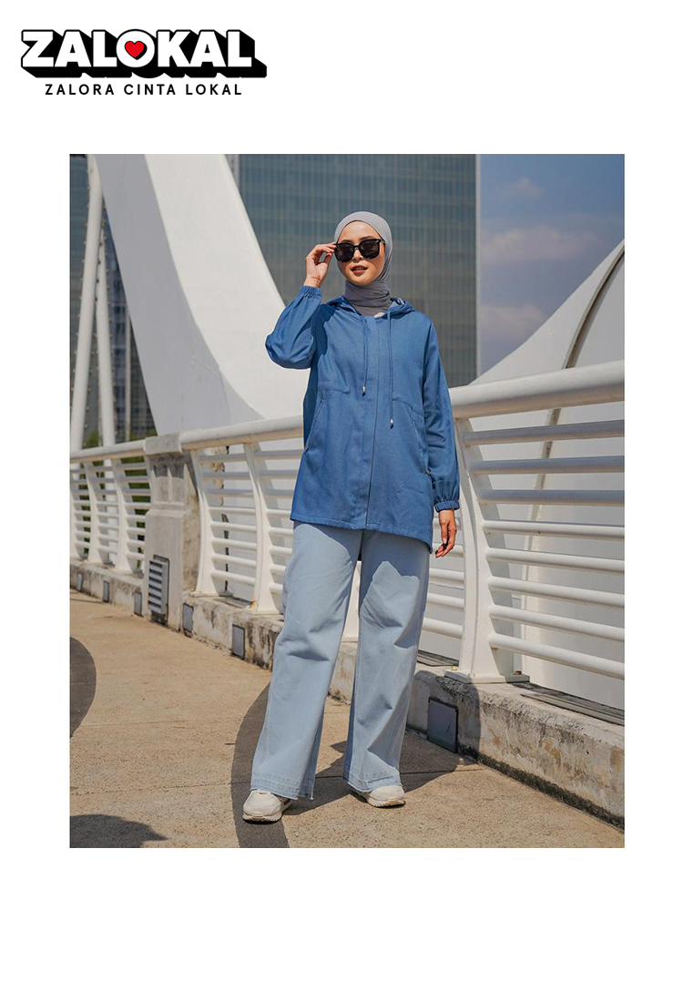 Geulis.id JAKET PARKA DENIM SERIES (2 warna) Outerwear - LIGHTDENIM