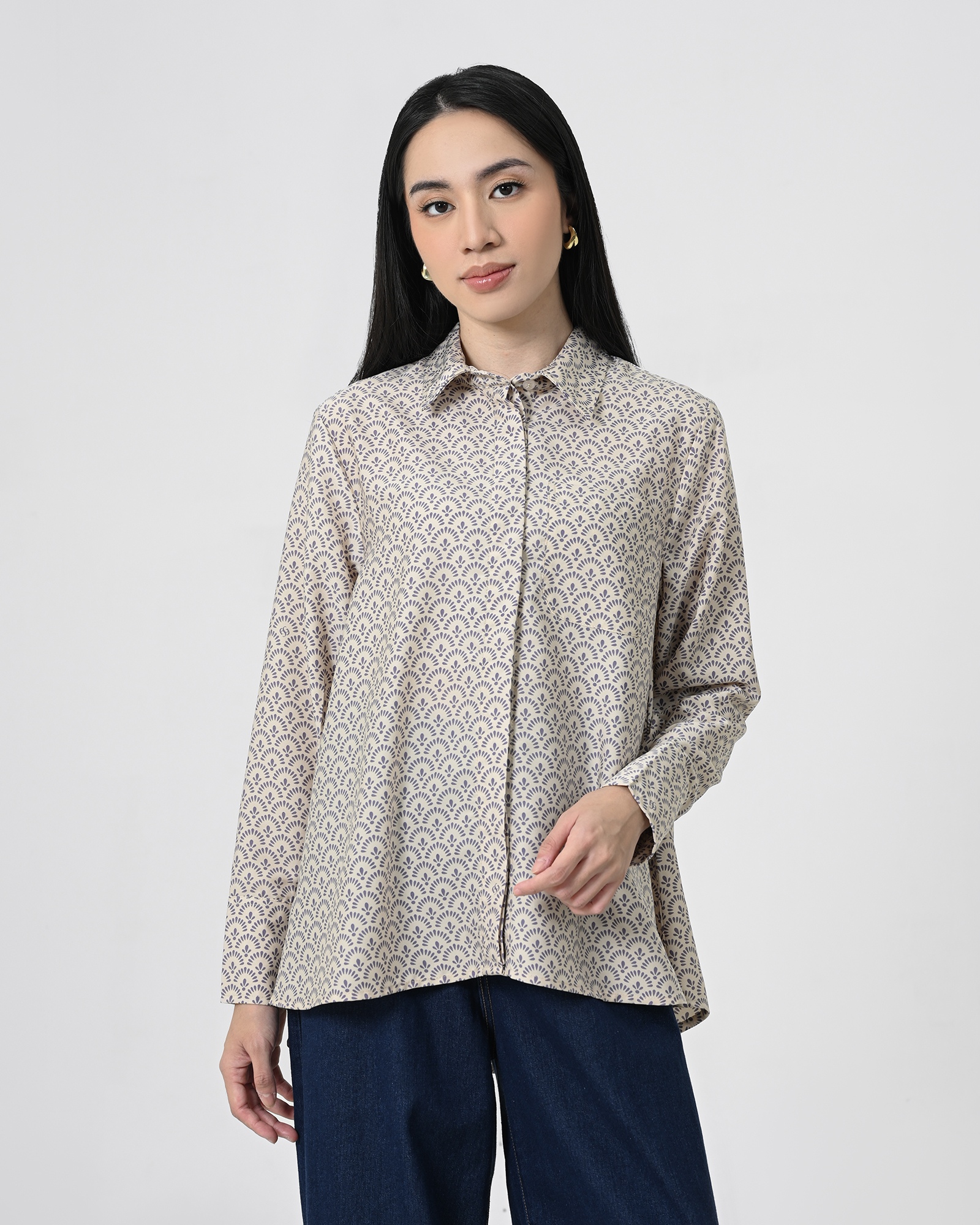 Geulis.id NOVERE SHIRT - CHESTNUT