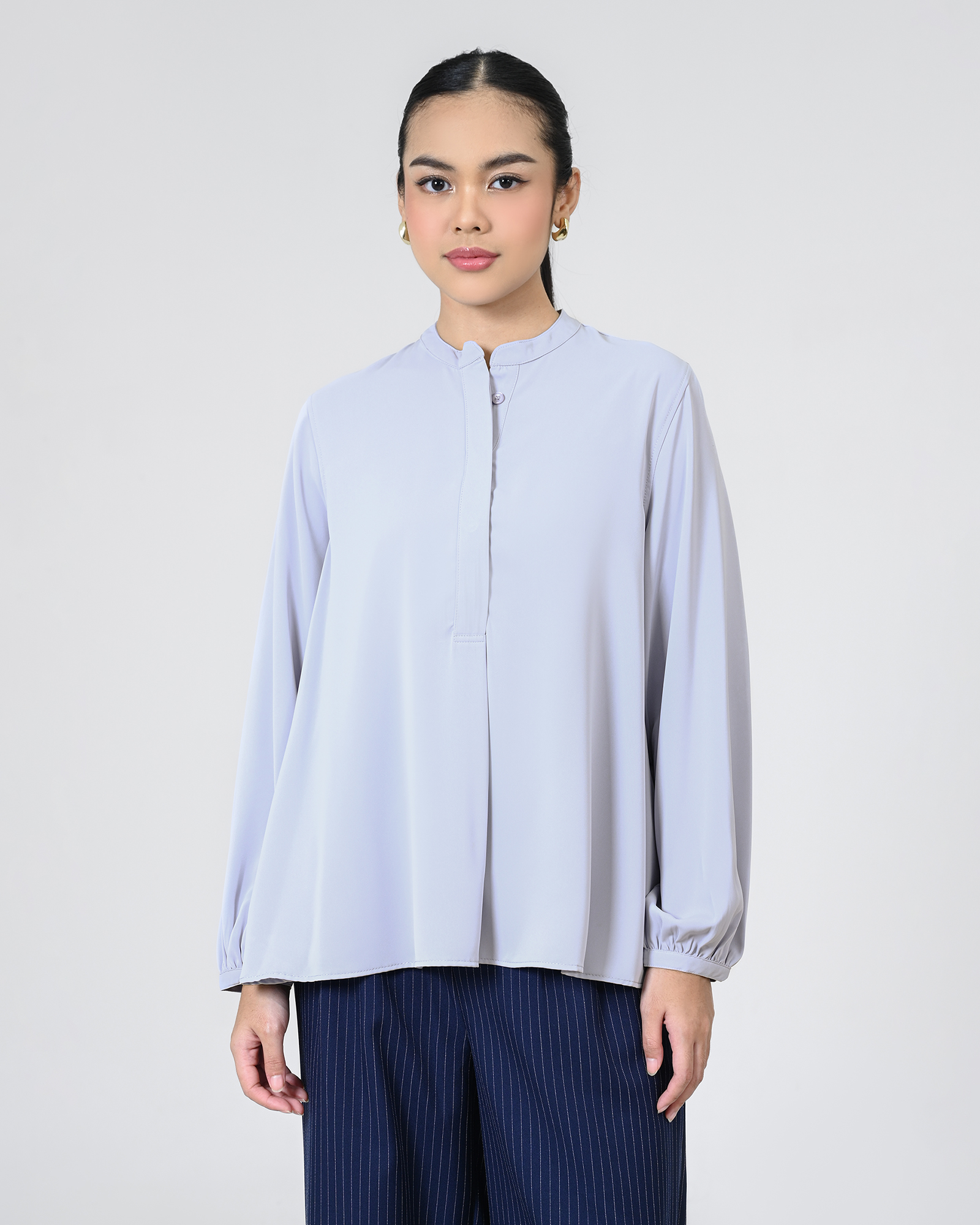 Geulis.id BENEDETTA BLOUSE - GREY