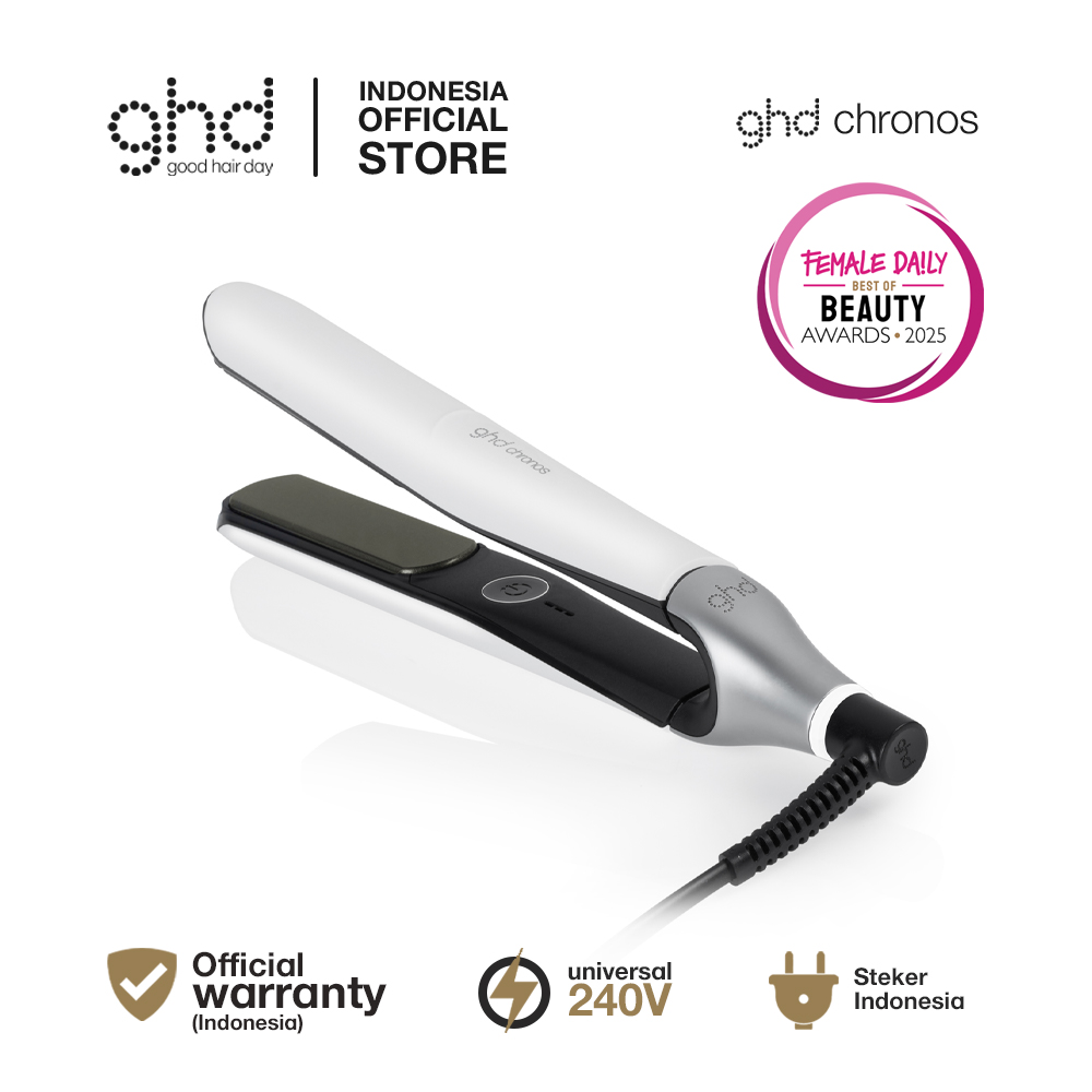 ghd Chronos HD Motion Styler White - Catokan Pelurus Rambut