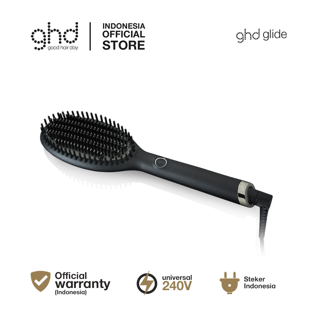 ghd Glide Hot Brush Straightener - Sisir Panas Pelurus Rambut