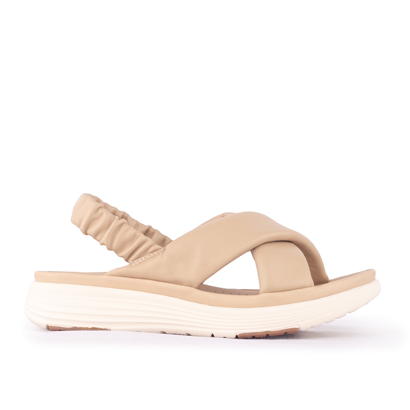 Gino Mariani Sandal Strap Sling Back Wanita Casual Gino Mariani Brianna Apricot