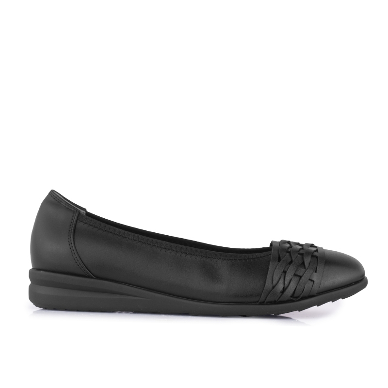 Gino Mariani Sepatu Ballet Flats Wanita Gino Mariani Della Hitam