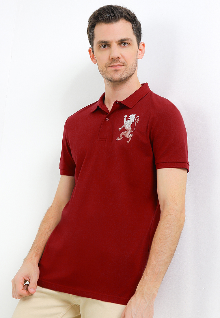 Giordano Men's 3D Lion Polo 0101522268