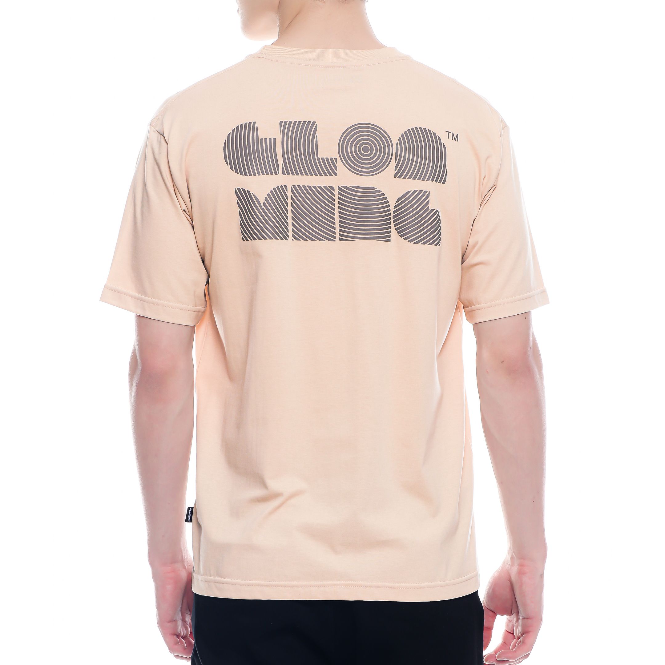 Gloaming Kaos Design Nirvana Cream Hitam Unisex