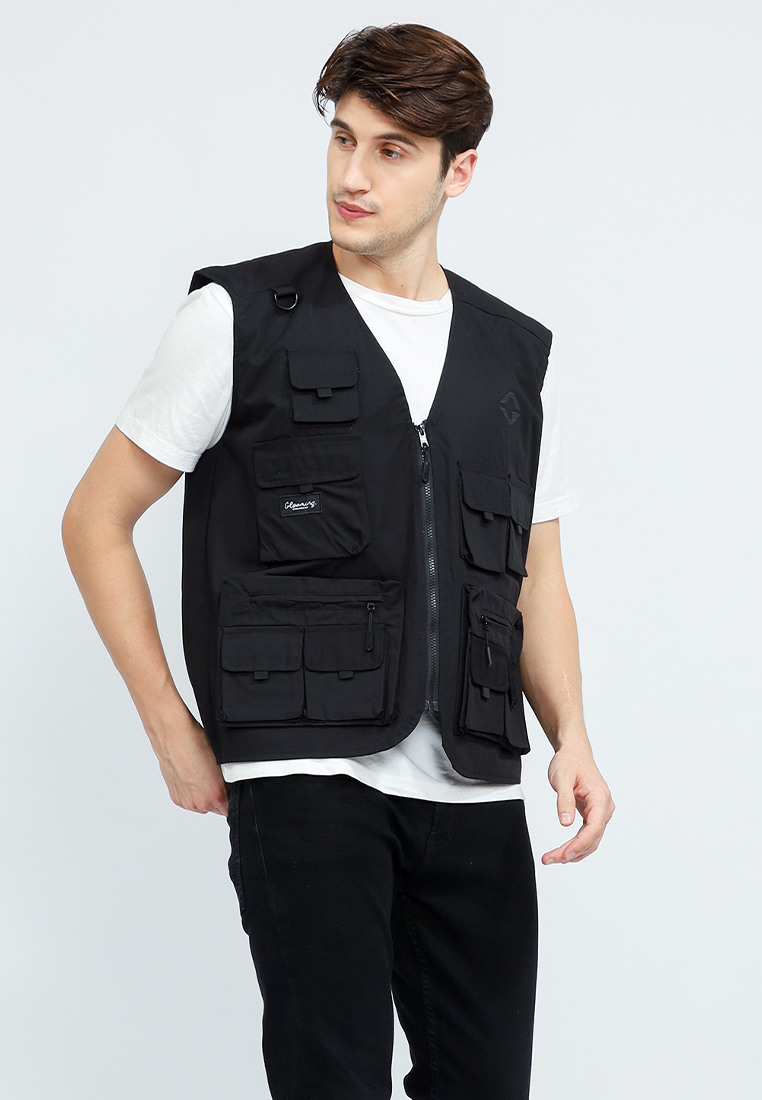 Gloaming Tactical Vest / Rompi Black Warlord