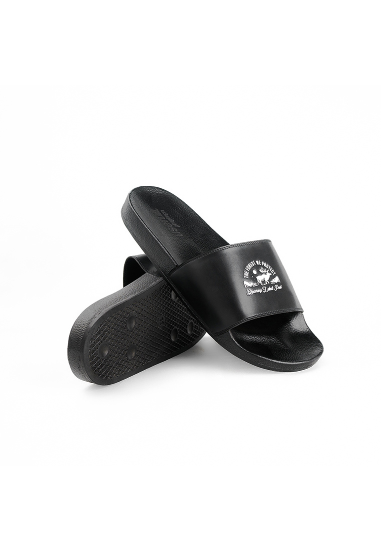 Gloaming Slip On R-Deer Black Sandal Slop