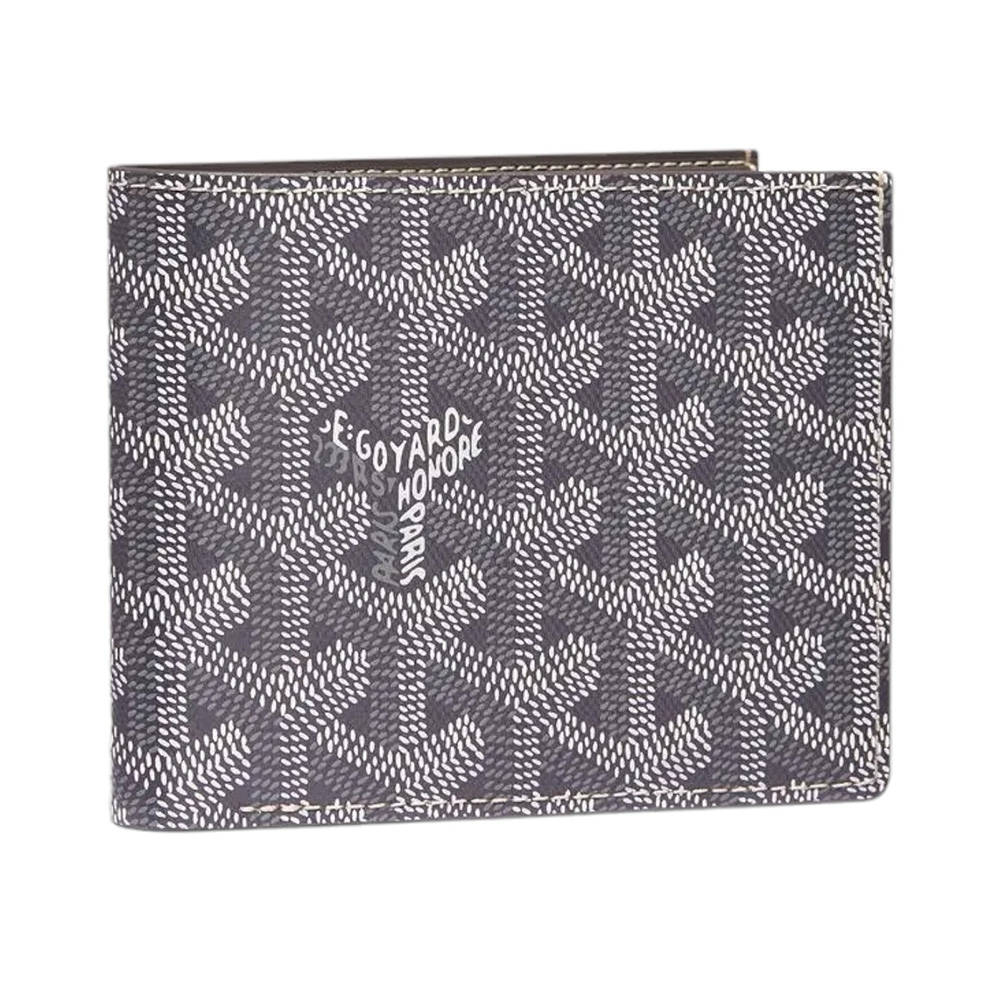 Goyard Victoire PM Bifold Wallet Grey